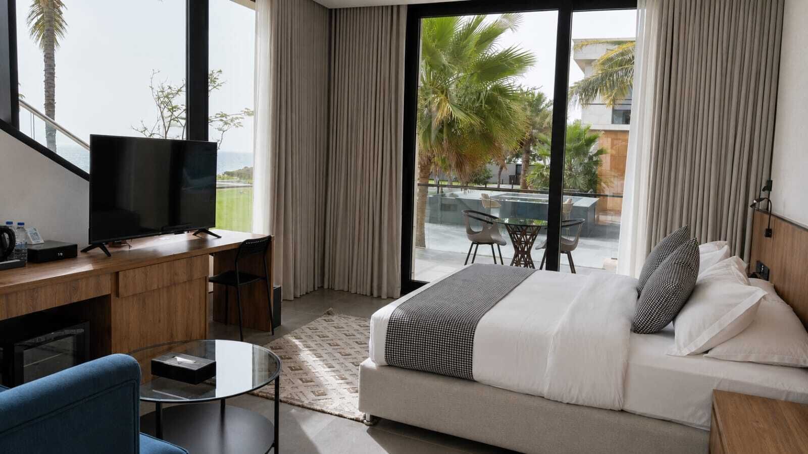 Panoramic Room, Balcony, Pool View | In-room safe, blackout curtains, soundproofing, iron/ironing board