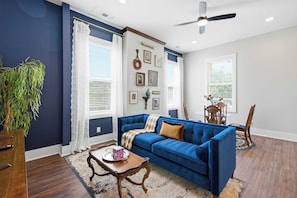 Condo, 1 Queen Bed, Kitchen (The Bavarian Inn 4) | Living area - The Bavarian Inn 4 Chic Stay (Covington)