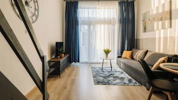 Comfort-huoneisto, parveke | Oleskelualue