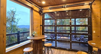 NEW 12br Lux Lodge Private Pool-mtn Views