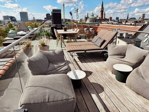 Outdoor dining - Flat with rooftop terrace in central Copenhagen (København)