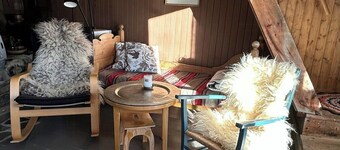 Historischer Kamin im malerischen Isfjord