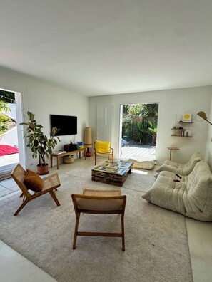 Living area - Maison Basque contemporaine, ville et océan à vélo (Anglet)