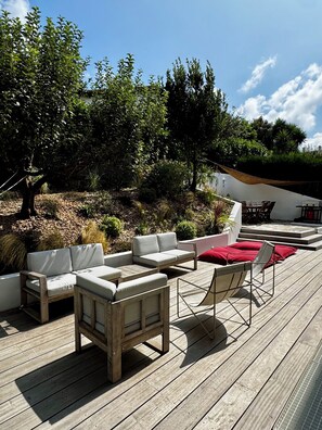 Terrace/patio - Maison Basque contemporaine, ville et océan à vélo (Anglet)