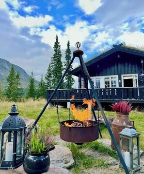Property grounds - Family-friendly mountain cabin at Haglebu (Eggedal)