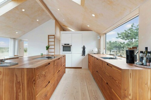 Designer house with sea view on Odden