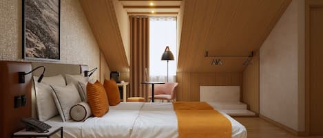 Doppel- oder Zweibettzimmer (Mansard)