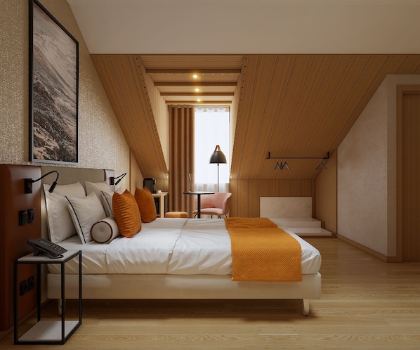 Chambre Double ou avec lits jumeaux (Mansard)