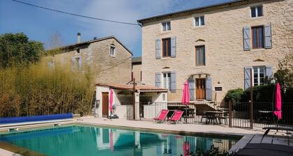 Mas Ardèche XIXe : Private swimming pool, 14 pers