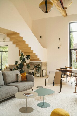 Fireplace - Bright house in the heart of Touraine (Channay sur Lathan)