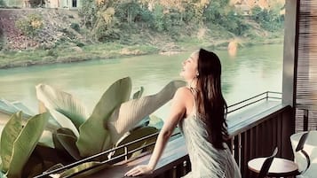 Grand Room, Hot Tub, River View | View from room