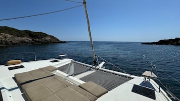 Habitación Deluxe, baño privado, vistas al puerto | Terraza o patio