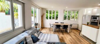 House downtown and Lake Hossegor