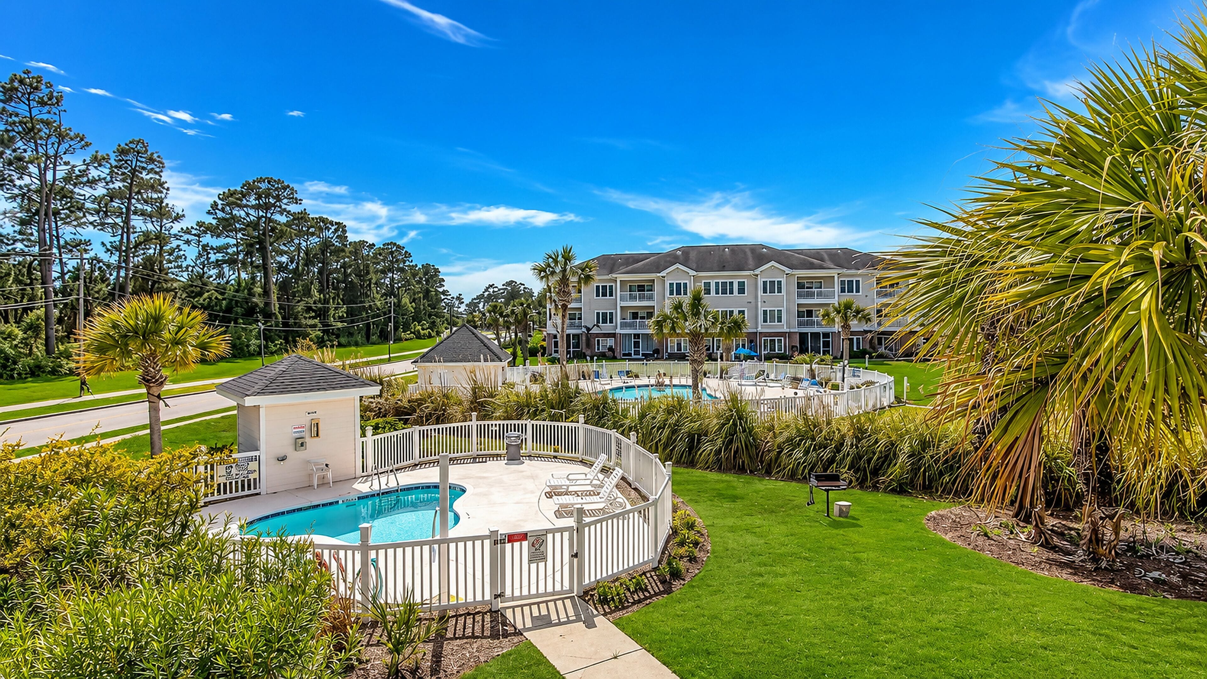 Apartment, 3 Bedrooms, Balcony, Garden View | Pool | Outdoor pool