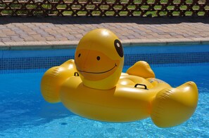 Outdoor pool - Spacious gîte with pool and all comforts, at the foot of Mont Bouquet, near Uzes (Seynes)