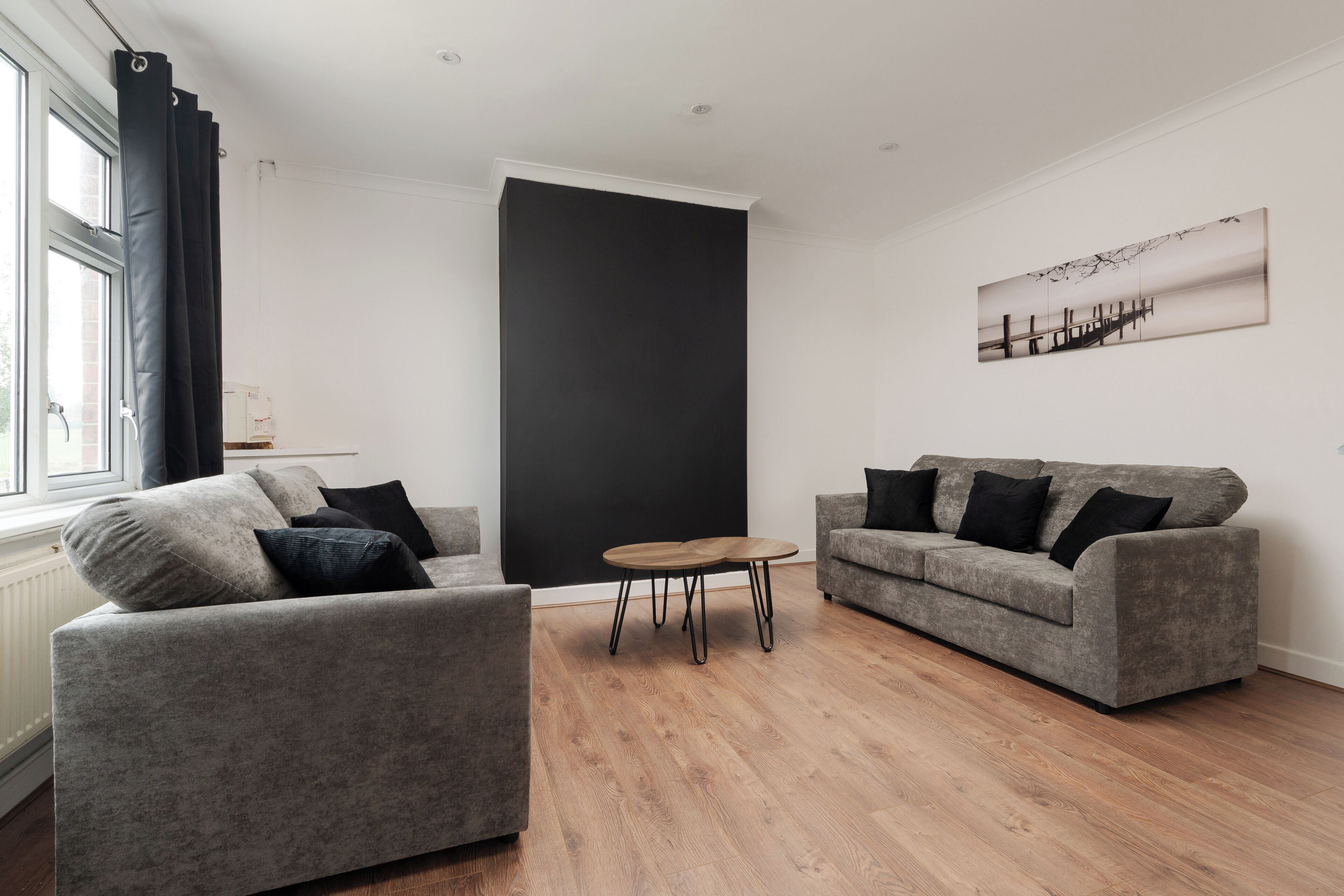 Maison, 3 chambres | Coin séjour