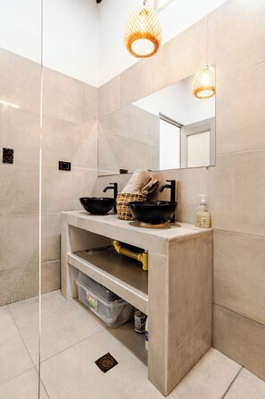 Bathroom - Casa Jaguar beach, the best sunsets and the sea (San Bernardo Del Viento)
