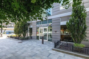 Exterior detail - Downtown Stamford Apt | Walkable Location (Stamford, CT)