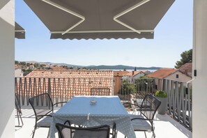 Apartment, 2 Bedrooms, Balcony | Outdoor dining - Cosy and Modern sea View (Sibenik)