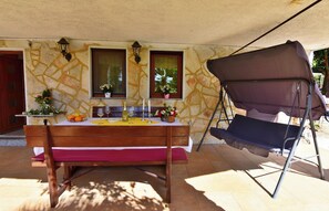 Apartment, 1 Bedroom, Terrace, Garden View | Terrace/patio - Holiday Garden Retreat (Umag)