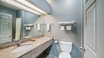 Towels, soap, toilet paper