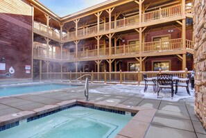 Pool - Walk to Ski Slopes + Trails! Cozy 2-Bedroom, 3-Bath, Recently Renovated Condo with Pool, Hot Tub, BBQ, and A/C | BBL-251 by KBM Resorts (Park City)