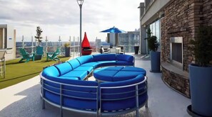 Outdoor dining - "18th Floor Luxury Midtown High-Rise I World Cup" (Atlanta)