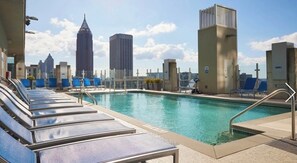 Outdoor pool - "18th Floor Luxury Midtown High-Rise I World Cup" (Atlanta)