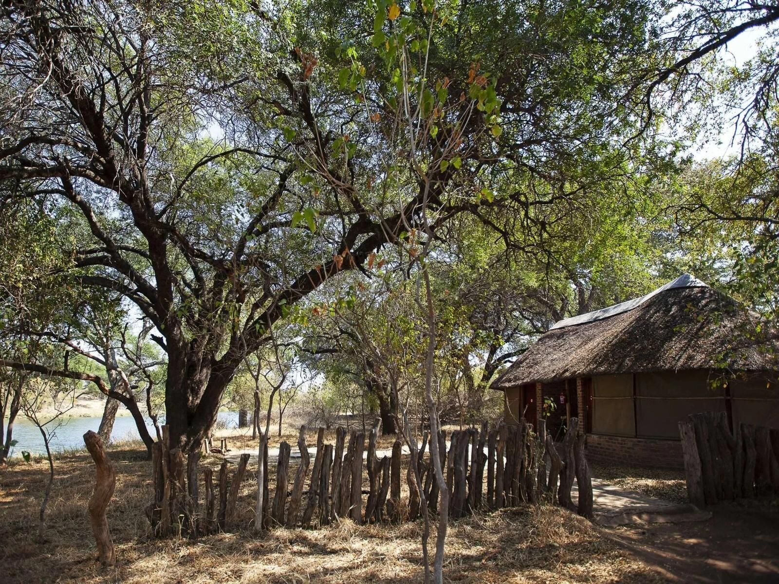Bungalow, vista fiume | Parco della struttura