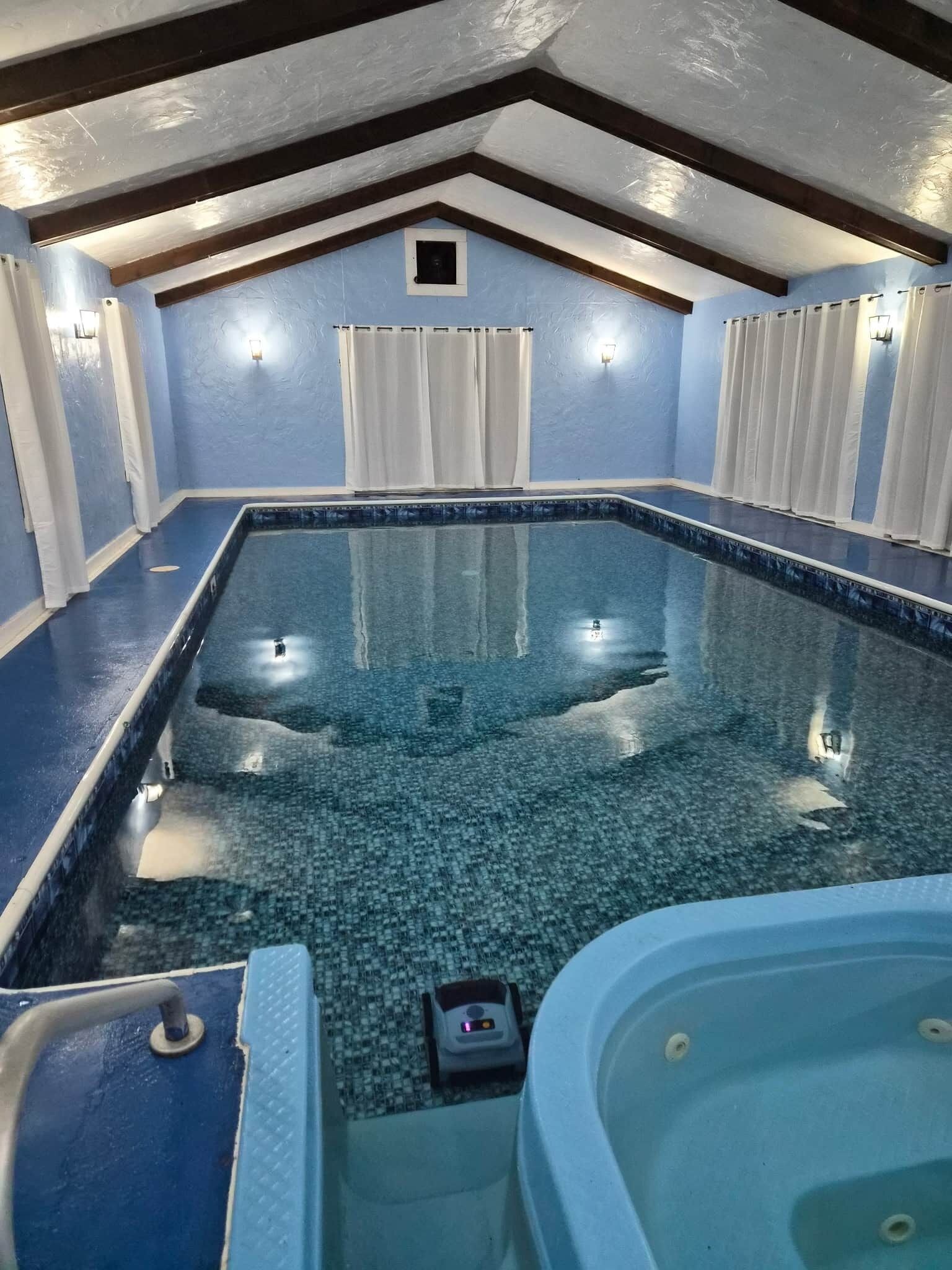 Una piscina climatizada