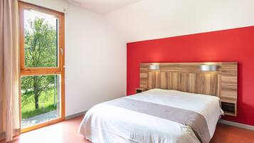Chalet | 2 bilik tidur, cadar katil