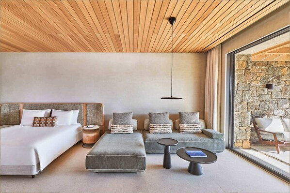 Habitación Deluxe, vistas al mar | Zona de estar