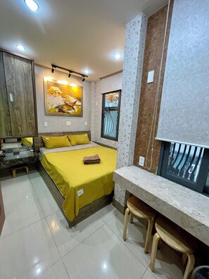 1 bedroom, WiFi, bed sheets - Peanuts De Tham - Golden Glow, Central D1, HCM.C (Thành phố Hồ Chí Minh)