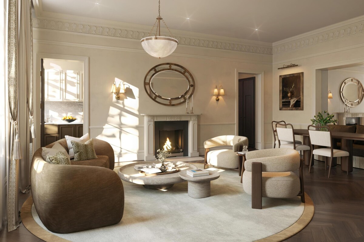 Suite, 1 Bedroom | Living area