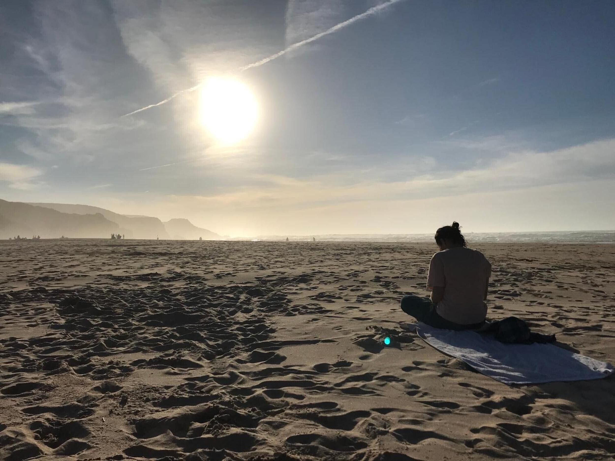 Una spiaggia nelle vicinanze