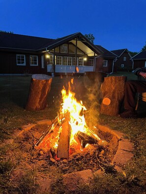 Property grounds - Enchanting holiday home with alpacas in Lundeborg (Lundeborg)