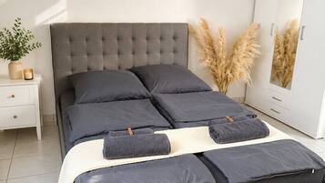 Desk, iron/ironing board, free WiFi, bed sheets