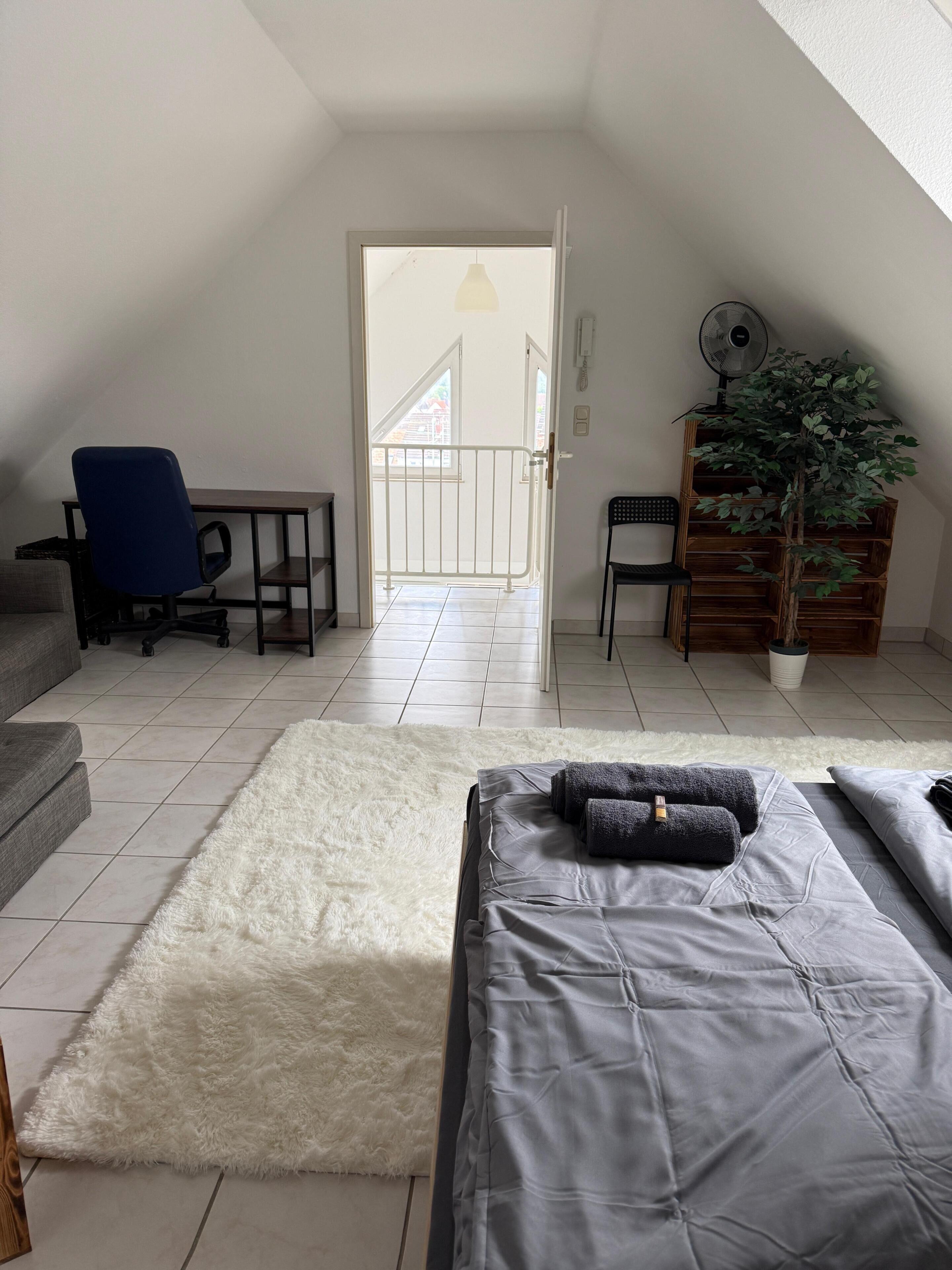 Desk, iron/ironing board, free WiFi, bed sheets