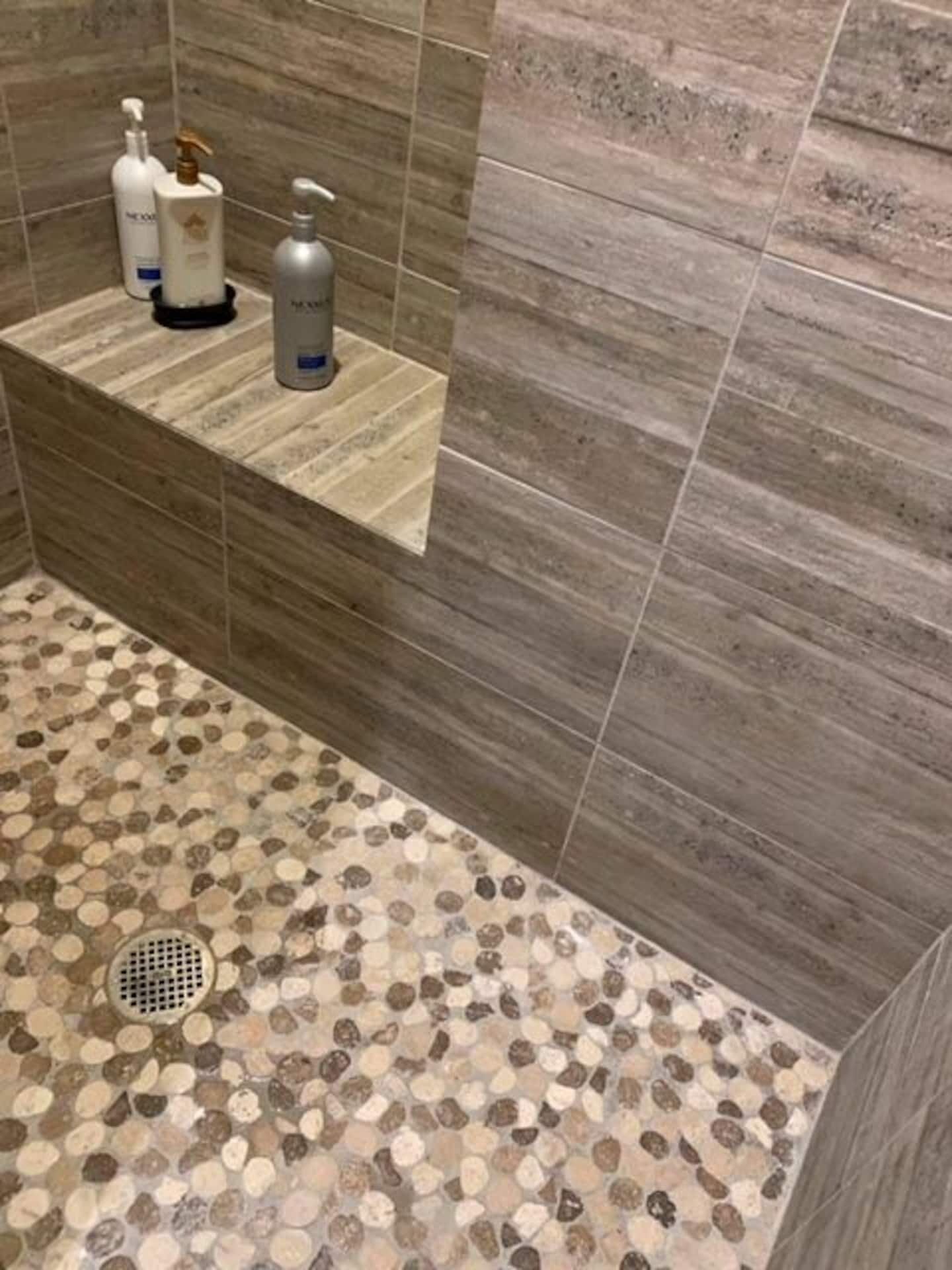 Hair dryer, towels