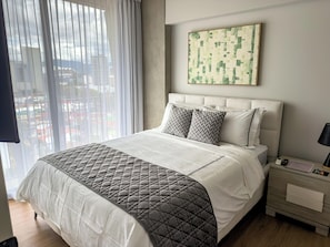 1 chambre, fer et planche Ă repasser, Wi-Fi gratuit, draps fournis