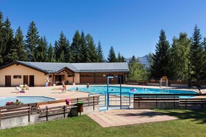 Apartment | Pool | Outdoor pool - Accessible Alpine Stay for Five (La Léchère)