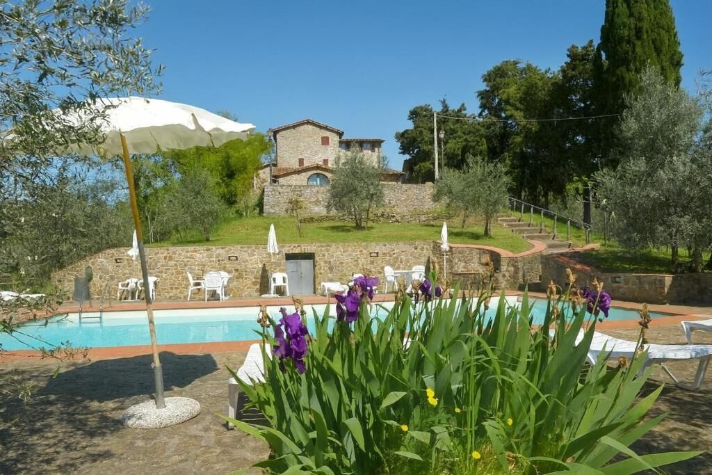 Deluxe-Doppelzimmer, Balkon, Hügelblick | Pool