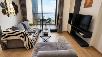 Apartamento, 2 quartos, acessível, para fumantes | Sala de estar