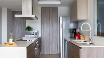 Appartement, vue ville | Cuisine privée