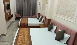 Family Quadruple Room, City View | Desk, iron/ironing board, free WiFi - Kashi darshan home stay (Varanasi)