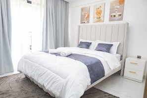 Iron/ironing board, Internet - Soothing 1-bedroom apartment near JW Marriot and GTC Westlands (Nairobi)
