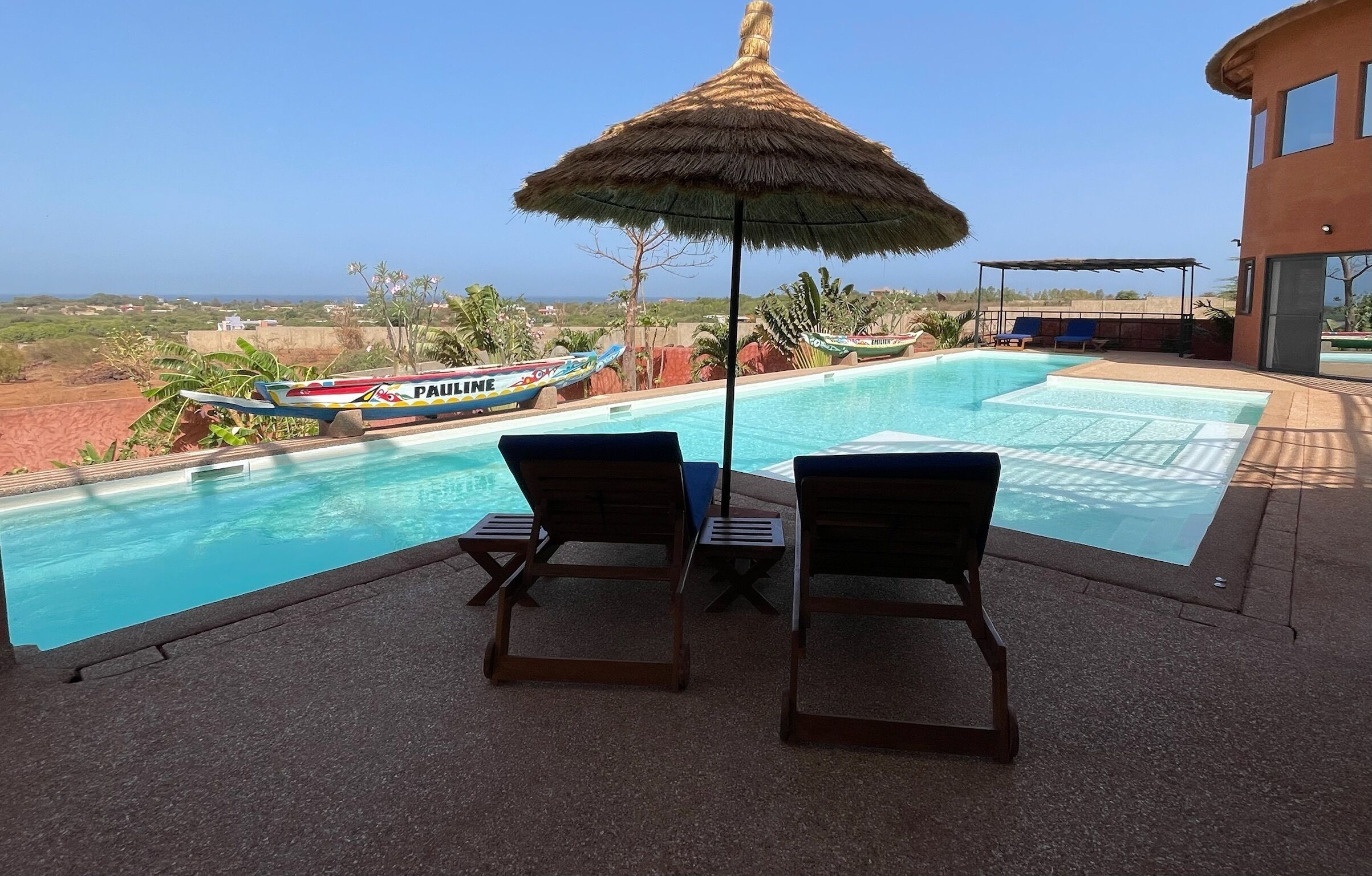 Outdoor pool, open 8:00 AM to 10:00 PM, pool umbrellas, sun loungers