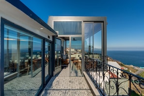 Comfort Apartment, Balcony, Sea View | Terrace/patio - Sade Konak (Karaburun)