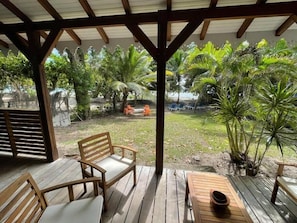 Superior appartement, 2 slaapkamers, uitzicht op zee | Terras