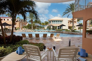 Pool - Beach Villas at Divi Phoenix, Oceanview, Full Kitchen (Oranjestad)